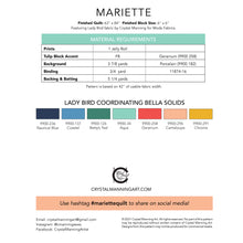 Load image into Gallery viewer, Mariette PDF Pattern