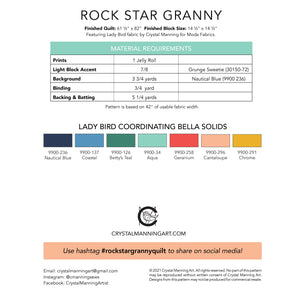 Rock Star Granny PDF Pattern