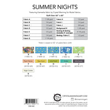 Load image into Gallery viewer, Summer Nights PDF Pattern
