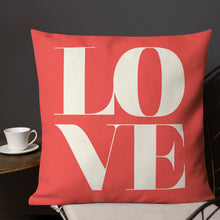 Load image into Gallery viewer, Red Love Pillow
