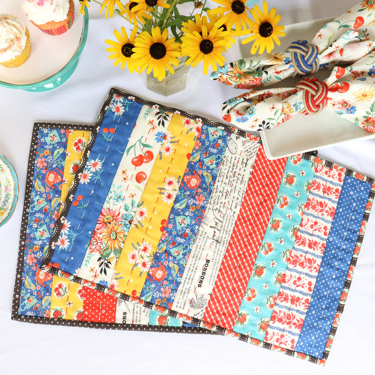 QuiltAsYouGo Placemats Crystal Manning