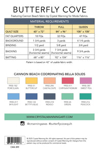 Butterfly Cove PDF Pattern