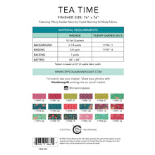 Load image into Gallery viewer, Tea Time PDF Pattern
