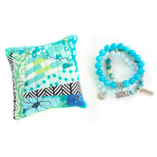 Load image into Gallery viewer, Capri - Pin Cushion and I Love Sewing Bracelet Set