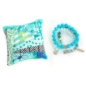 Capri - Pin Cushion and I Love Sewing Bracelet Set
