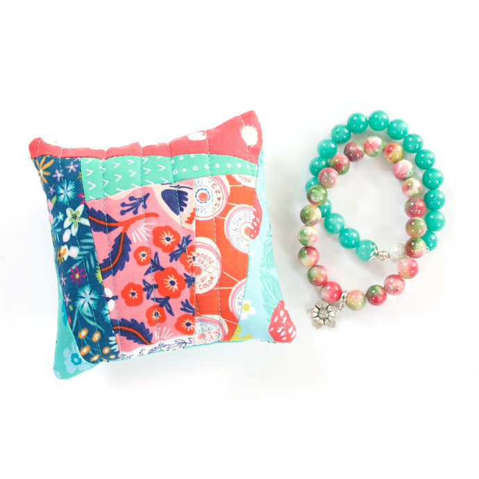 Strawberry - Pin Cushion and Bracelet Set