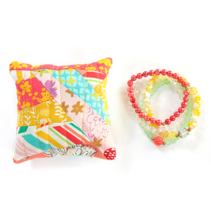 Strawberry Lemon - Pin Cushion and Bracelet Set