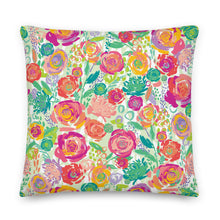 Load image into Gallery viewer, Painted Garden Pillow